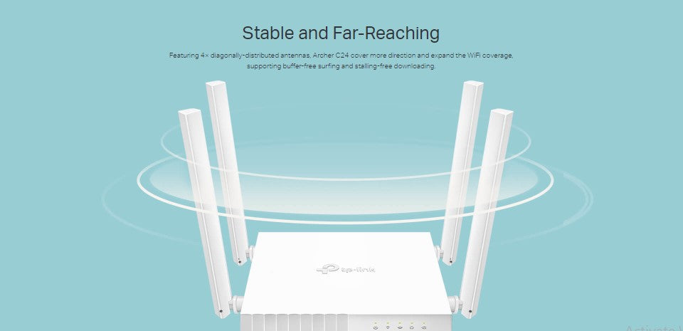 TP-Link Archer C24 AC750 Dual-Band Wi-Fi Router