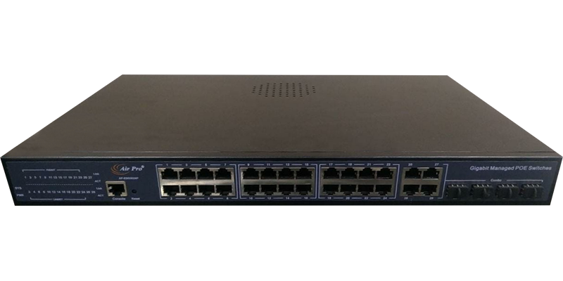 AirPro AP-ESG3024P | 28-Port PoE L2 Managed Switch for Large-Scale Networking and Power Delivery