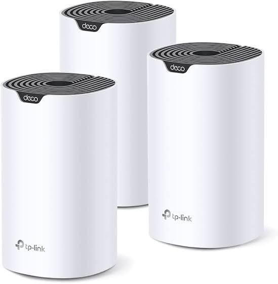 TP-Link 5GHz 1000Mbps White Dual Band Whole Mesh System Wireless Smart Router, Deco S7 (Pack of 3) ...