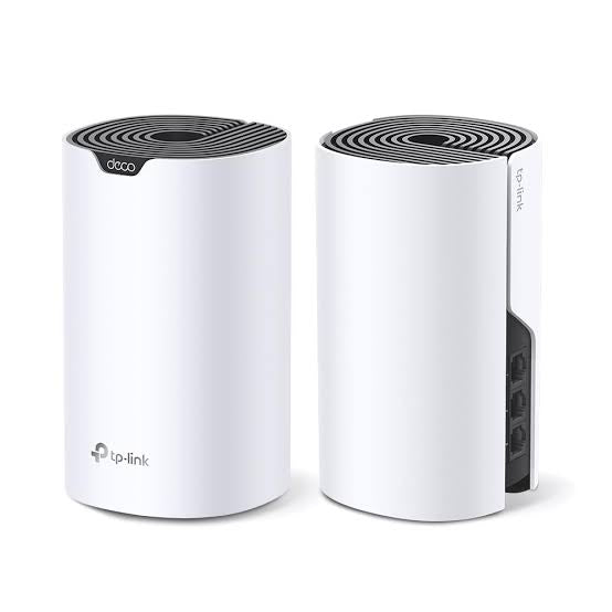 TP-Link 5GHz 1000Mbps White Dual Band Whole Mesh System Wireless Smart Router, Deco S7 (Pack of 2) ...