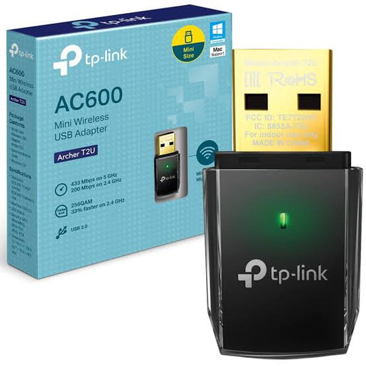 TP-Link Archer T2U AC600 Wireless Dual Band USB Adapter