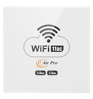AIRPRO WAP2750E 750Mbps Dual Band Wall Mount Wireless Access Point | High-Speed Indoor Wi-Fi