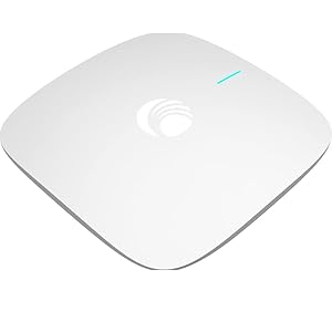 Cambium Networks cnPilot e410 Wi-Fi 5 Indoor Commercial Wireless Access Point (WAP) - US - Powered by PoE - Enhanced Roaming up to 1000 Devices - 2x2 (FCC) - PL-E410X00B-US