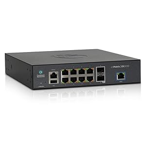 Cambium NetworkscnMatrix EX2010, Intelligent Ethernet Switch, 8 1G and 2 SFP Fiber Ports (MX-EX2010xxA-U)