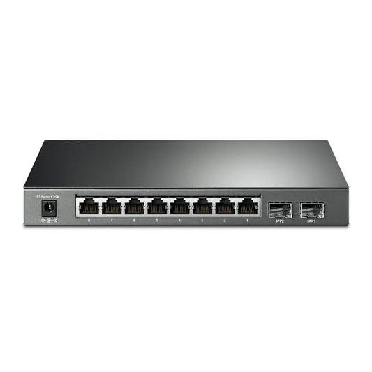 TP-Link 8 Port Gigabit Smart PoE Switch with 2 Combo SFP Slots, TL-SG2210P ...