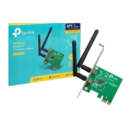 TP-Link 300Mbps Wireless N PCI Express Adapter for Desktop, TL-WN881ND ...