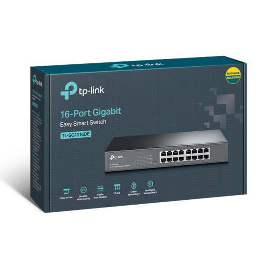 TP-Link 16 Port Gigabit Easy Smart Switch, TL-SG1016DE
