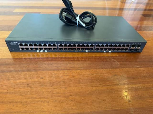 TP-Link 48 Ports Gigabit Smart Switch with 4 SFP Slots, T1600G-52TS ...