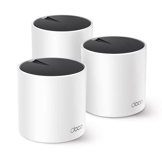 TP-Link 5GHz 1000Mbps 6 Mesh System White Wireless Smart Router, Deco X55 (Pack of 3) ...