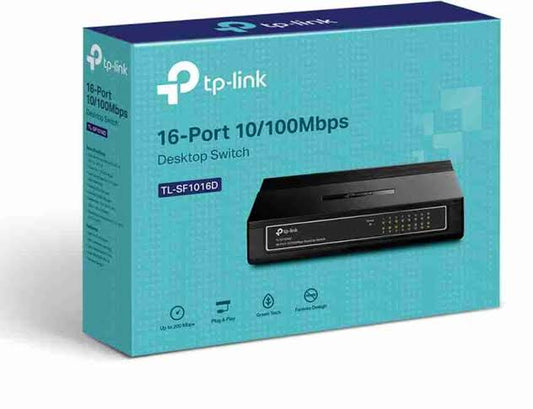 TP-Link TL-SF1016D 16-Port 10/100Mbps Desktop Switch