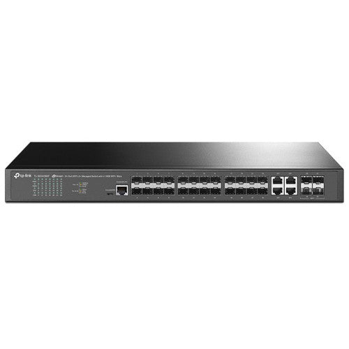 TP-Link JetStream 24-Port SFP L2+ Managed Switch with 4 10GE SFP+ Slots, TL-SG3428XF ...
