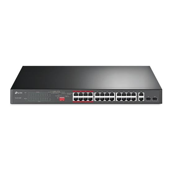 TP-Link TL-SG1218MPE JetStream 16-Port Gigabit Easy Smart PoE+ Switch with 2 SFP Slots ...