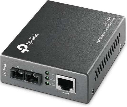 TP-Link 10/100Mbps Single-Mode Media Converter, MC110CS
